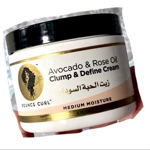 Bounce Curl Avocado & Rose Oil Clump and Define Cream - opened